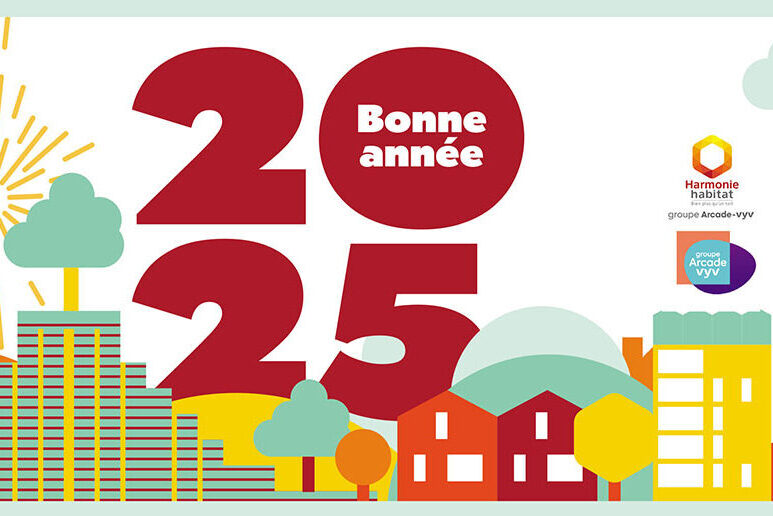 Harmonie habitat vous présente ses meilleurs vœux pour 2025